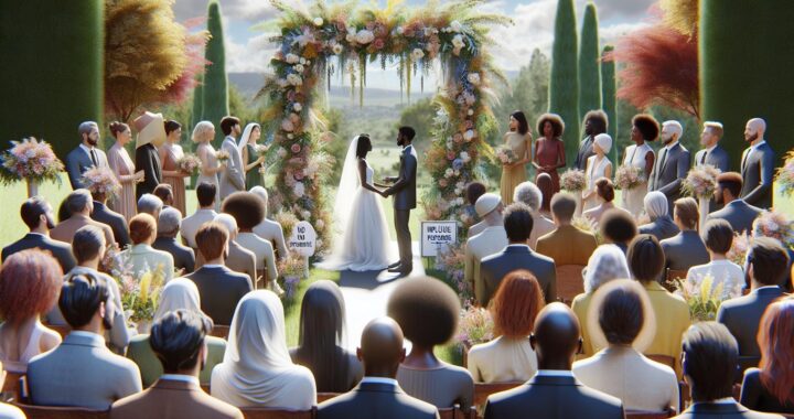 No Photos Wedding Sign: Why Unplugged Ceremonies Create Perfect Social Media Moments